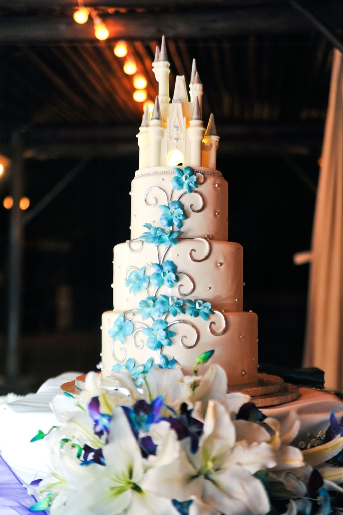 Disney Castle Wedding Cake