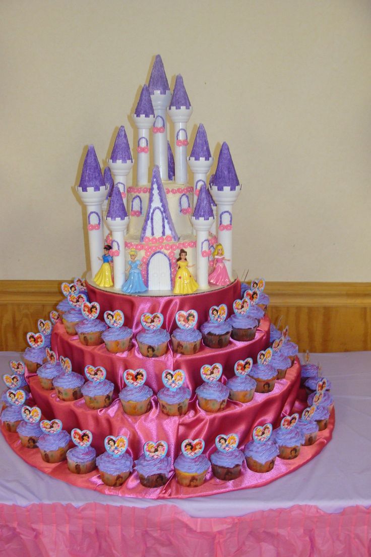 Disney Princess Castle Birthday Cake