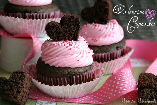 Easy Valentine's Cupcakes