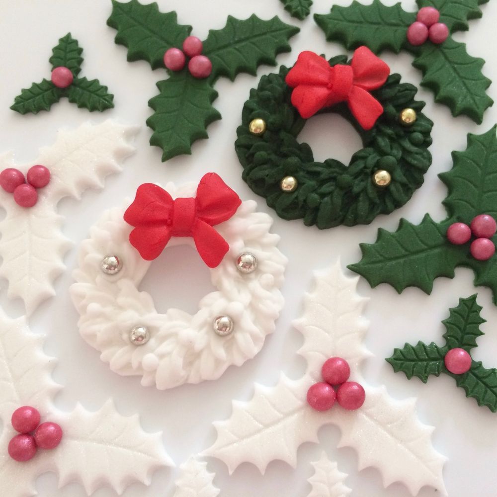 Edible Sugar Cake Decorations