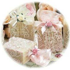 Elegant Bridal Shower Favors Soap