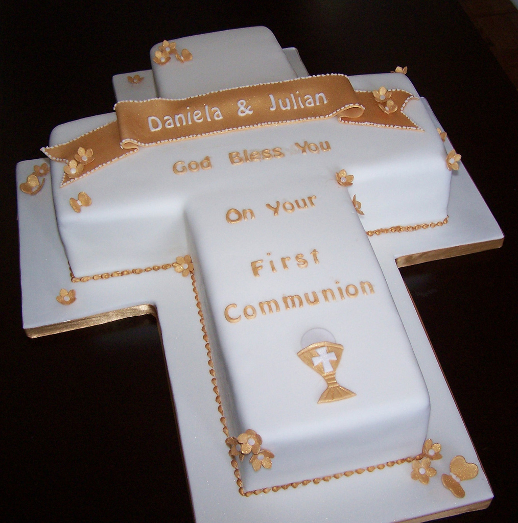 First Holy Communion Cross Cakes