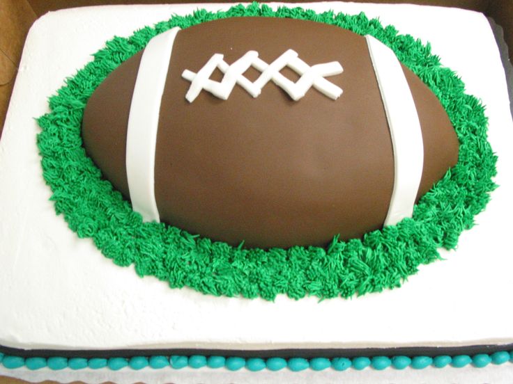 Football Birthday Cake Sports