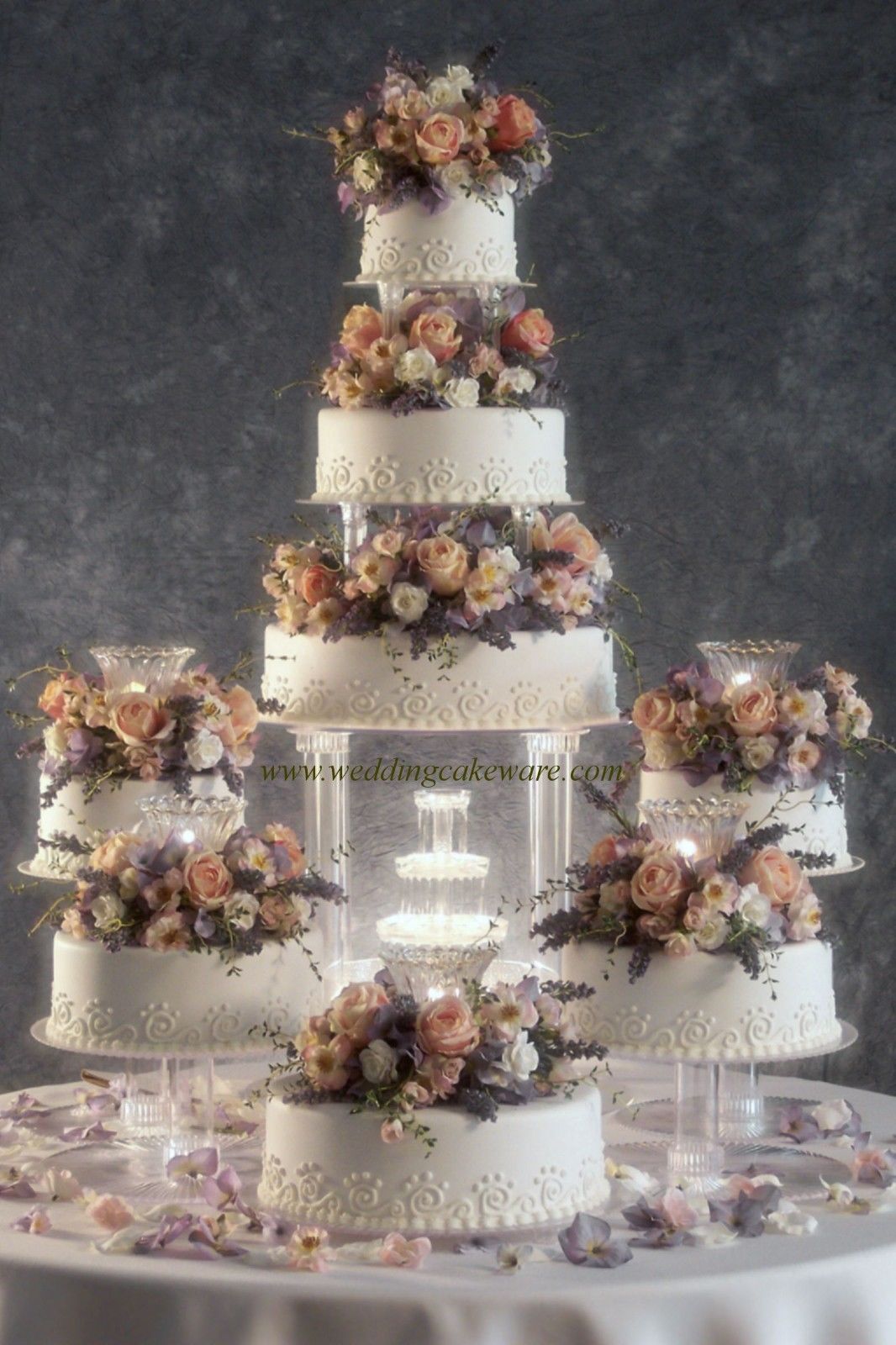 Fountain Wedding Cake Stands