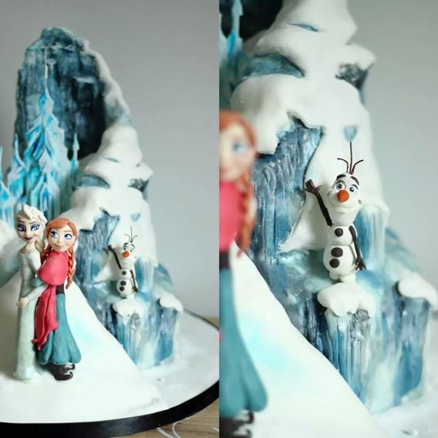 Frozen Ice Castle Cake