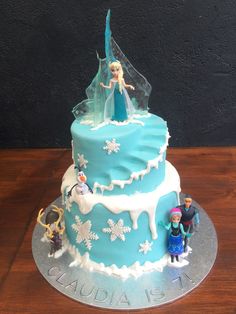 Frozen Ice Castle Cake