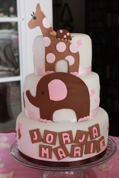 Girl Baby Shower Cake