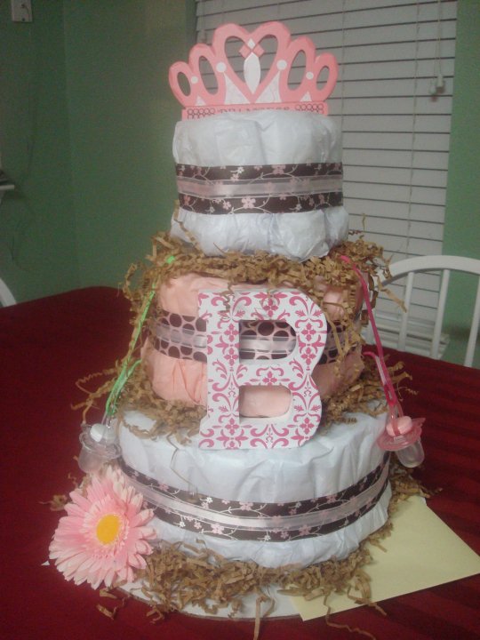 Girl Diaper Cake