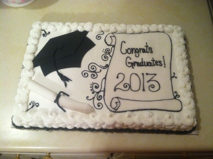 Graduation Sheet Cake