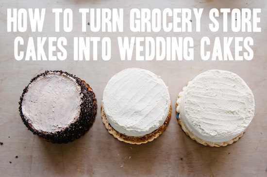 Grocery Store Wedding Cake