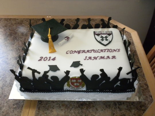 Harvard Graduation Cake