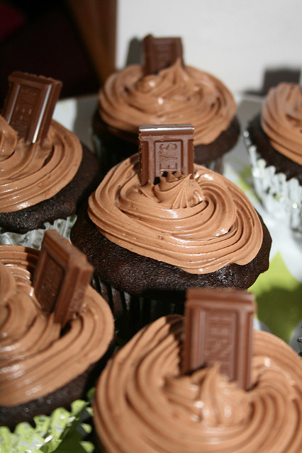 Hershey Bar Cupcakes