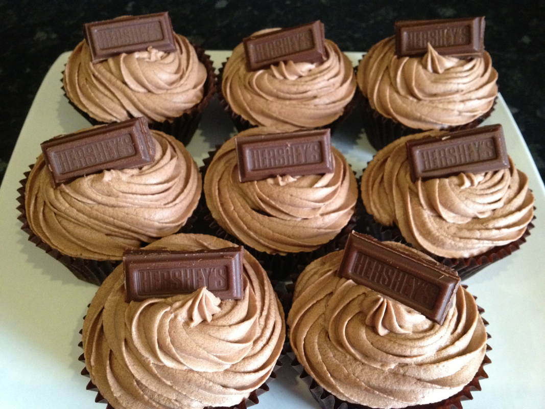 Hershey Chocolate Cupcakes