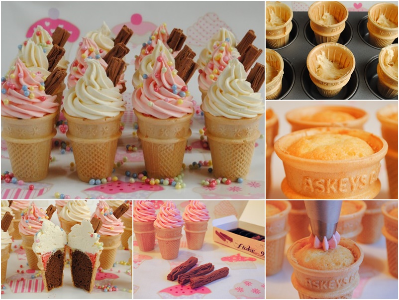 Ice Cream Cone Cupcakes