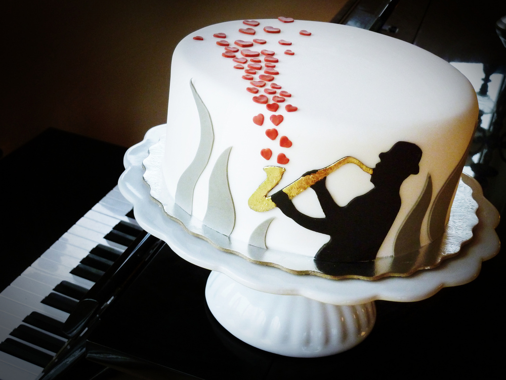 Jazz Birthday Cake