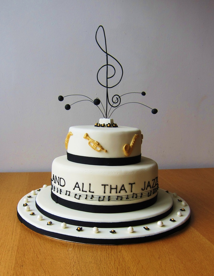 Jazz Lover Birthday Cake