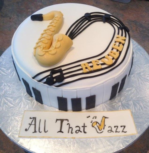 Jazz Themed Cake