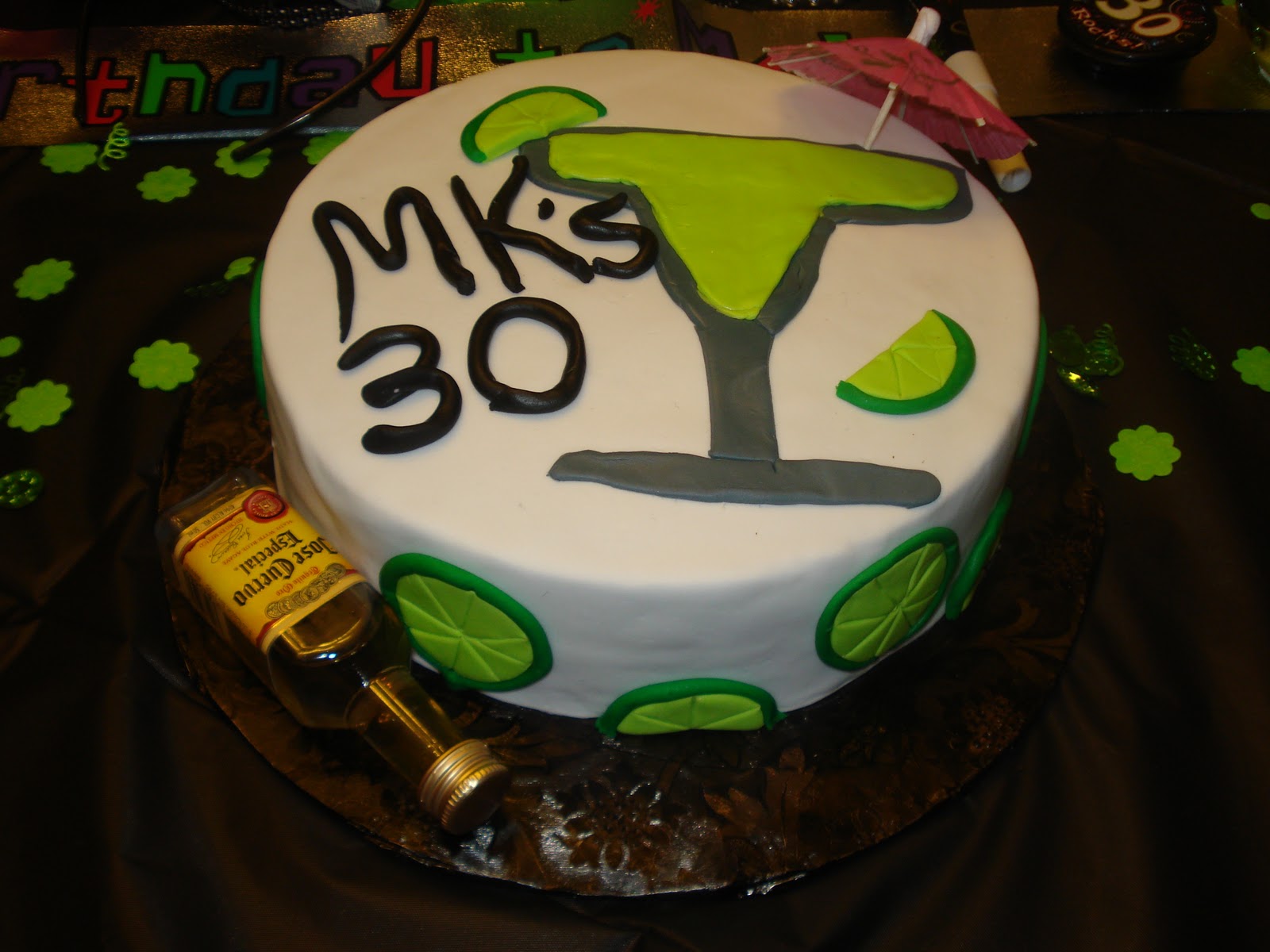 Margarita Themed Birthday Cake