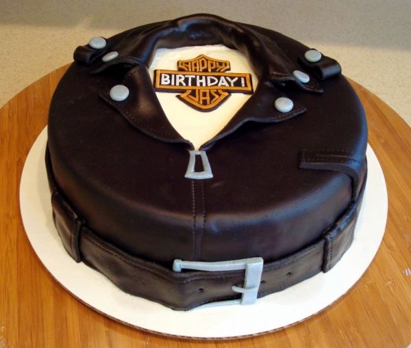 Motorcycle Birthday Cake