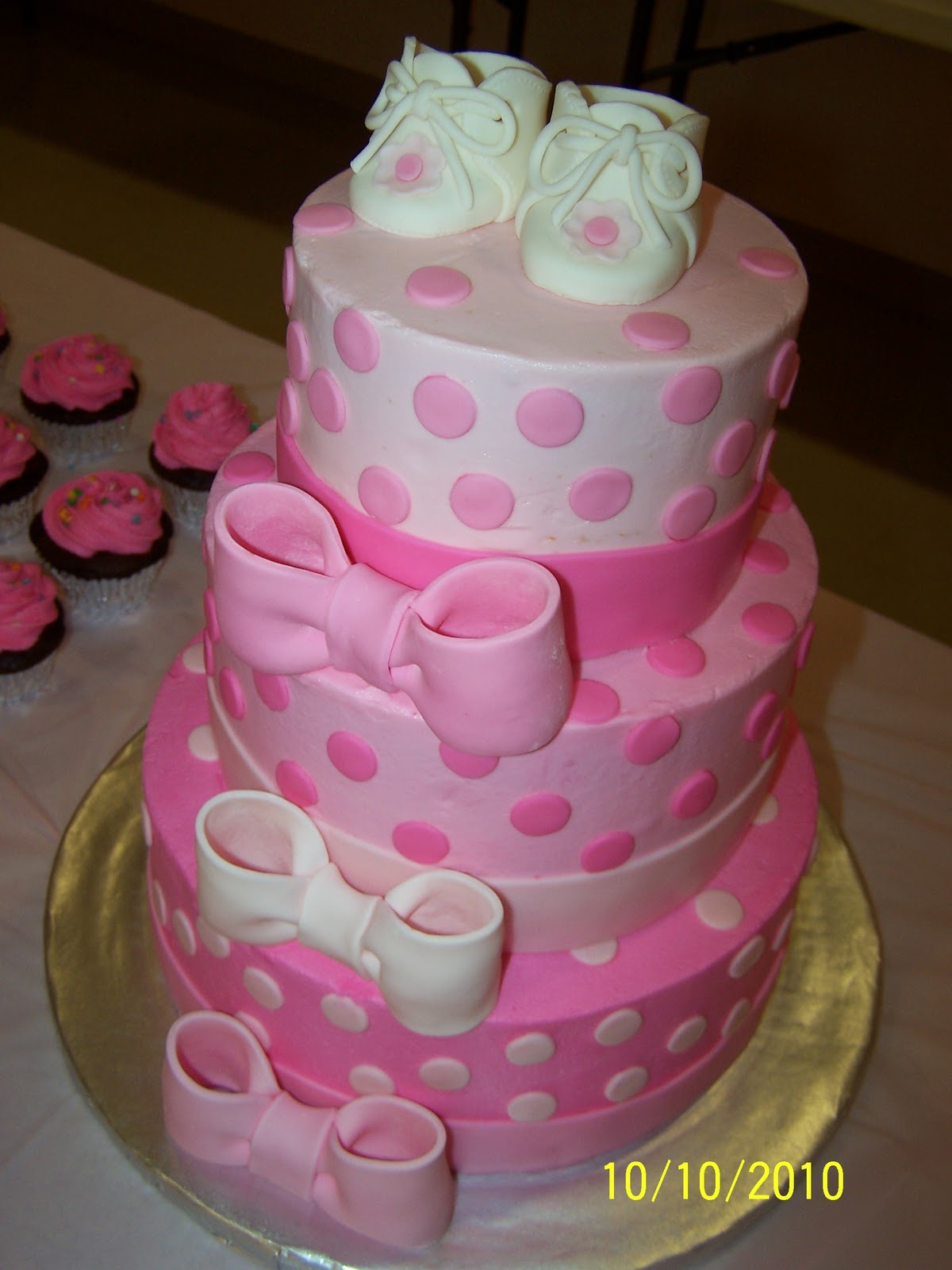 Pink Baby Shower Cake