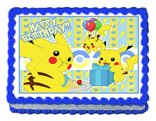 Pokemon Birthday Cake Sheet