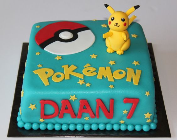 Pokemon Birthday Cake