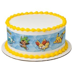 Pokemon Edible Cake Topper