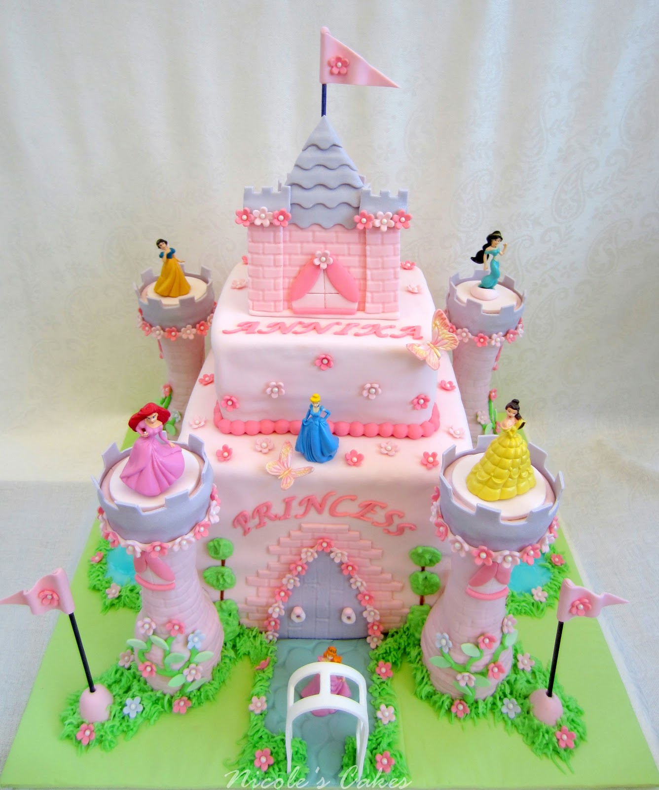 Princess Castle Cake