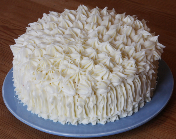 Red White and Blue Birthday Cake