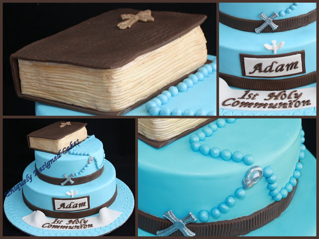 Rosary First Communion Bible Cake