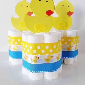 Rubber Ducky Baby Shower Cake