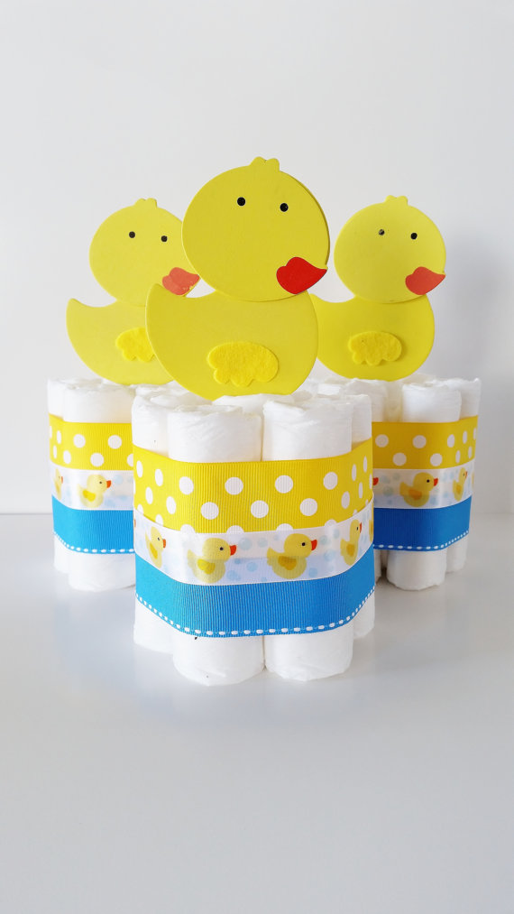 Rubber Ducky Baby Shower Centerpiece