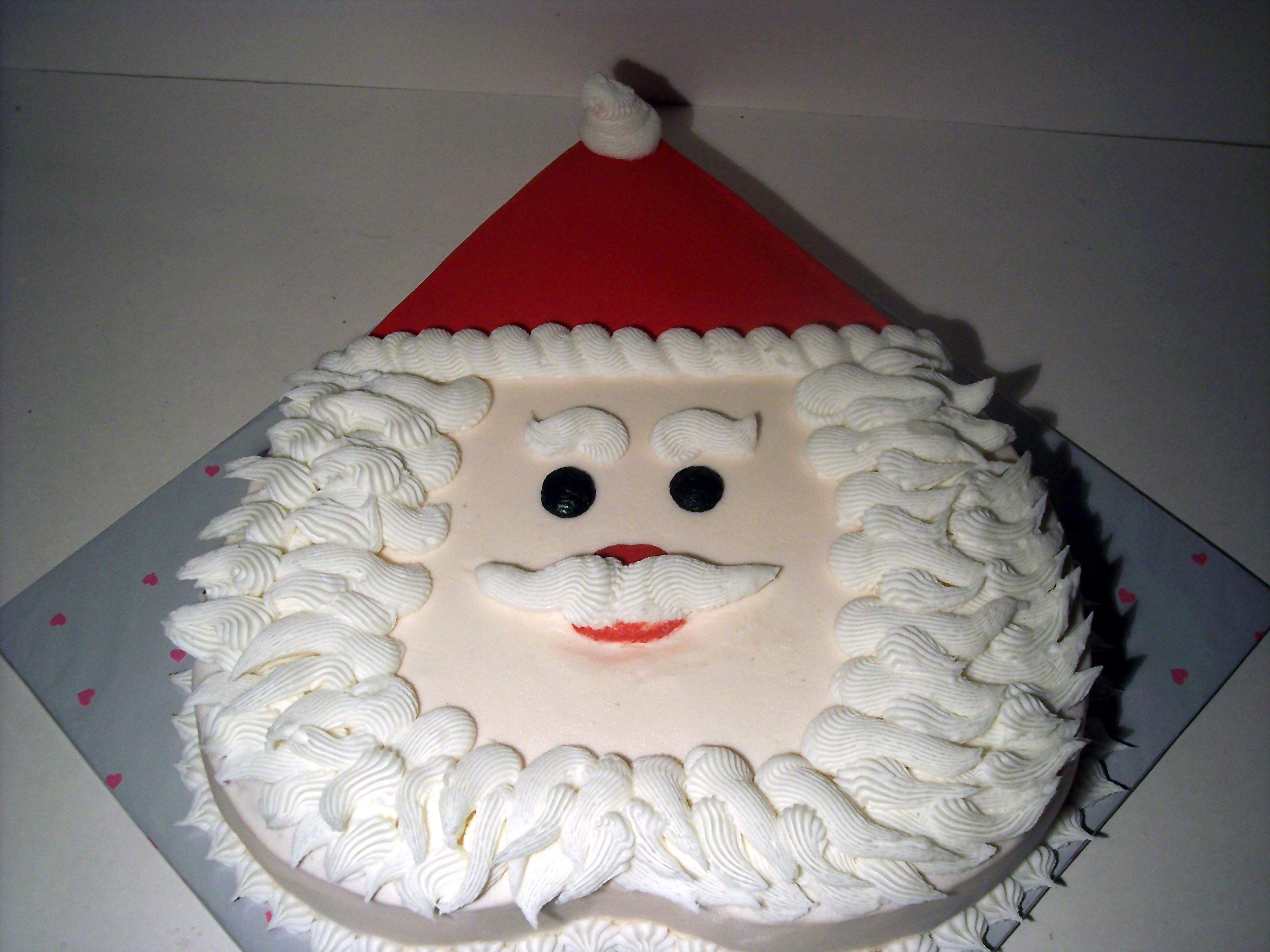 9 Photos of Santa Christmas Cakes With Buttercream