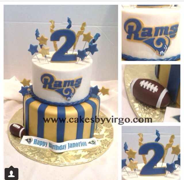 St. Louis Rams Happy Birthday Cake