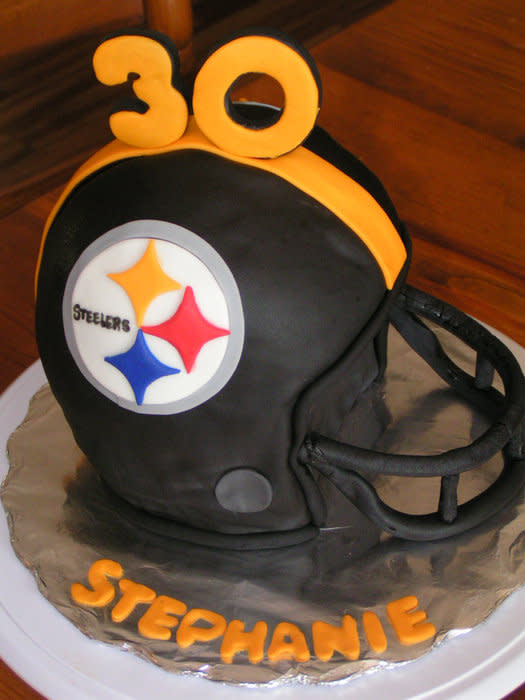 Steelers Helmet Cake