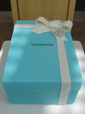 Tiffany and Co. Box Cake