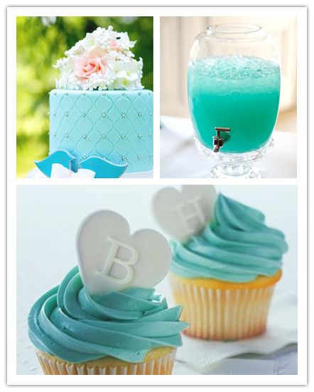 Tiffany Blue Wedding Cake