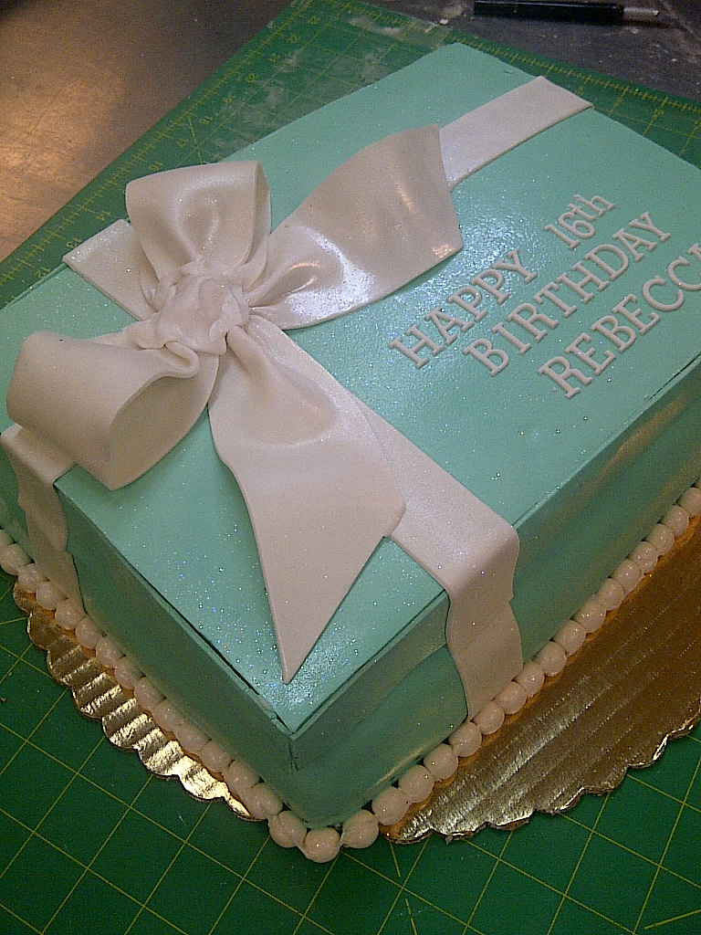 Tiffany Box Cake