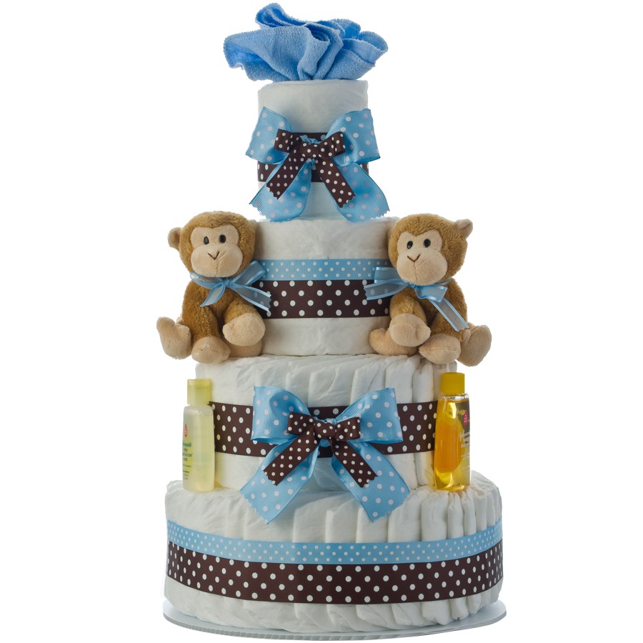 9 Photos of Cool Diaper Cakes For Boys