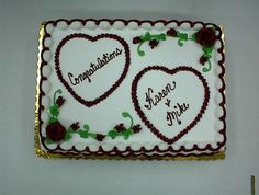 Wedding Shower Sheet Cake Designs