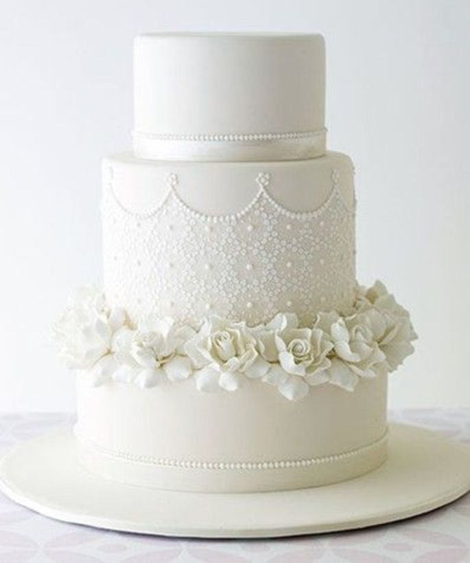 White Wedding Cake