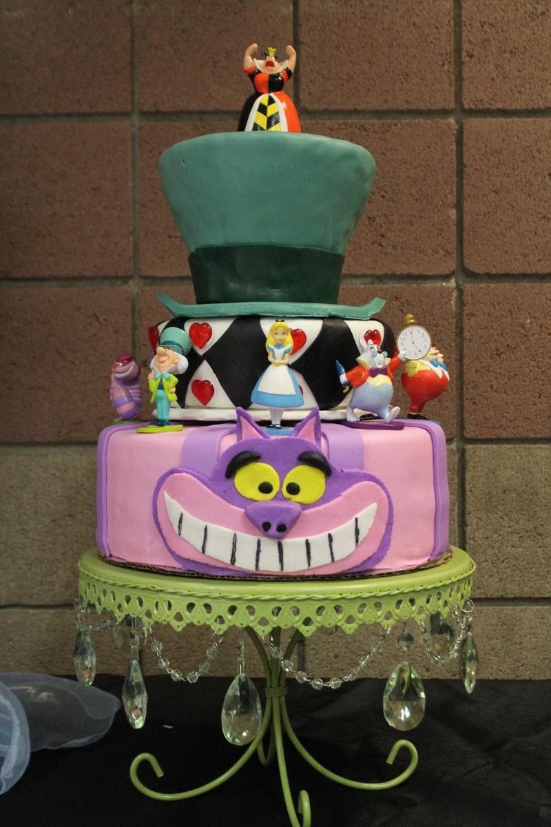 Alice in Wonderland Cake Tier