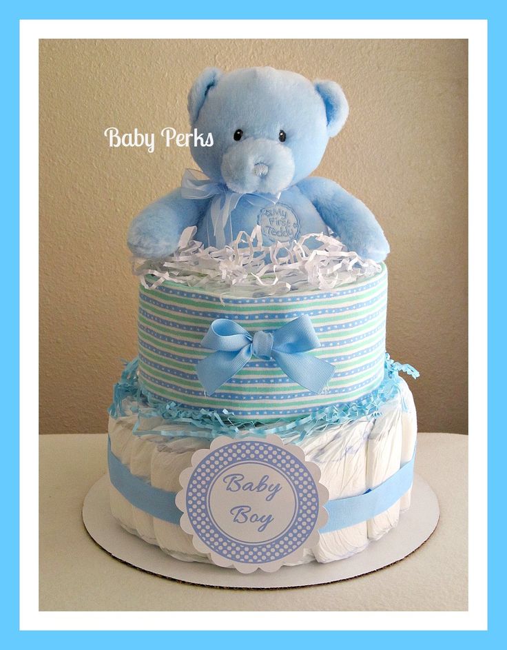 Baby Boy Diaper Cake