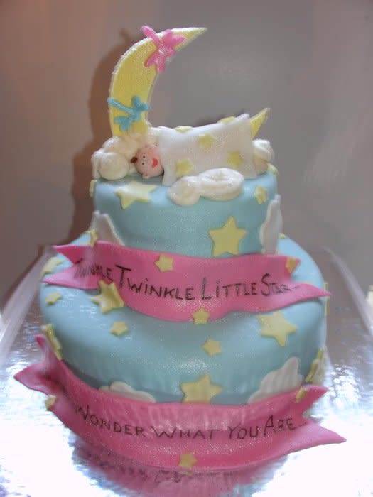 Baby Gender Reveal Cake