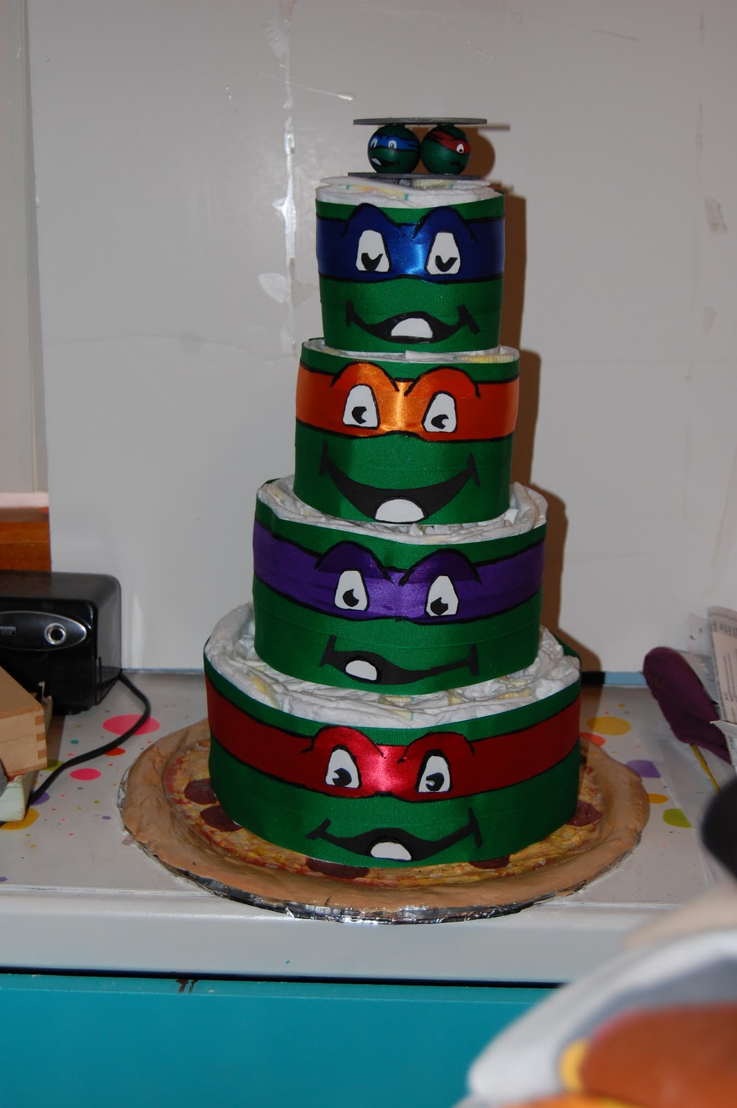 Baby Ninja Turtle Cake