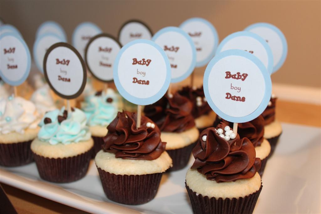 Baby Shower Mini Cupcakes