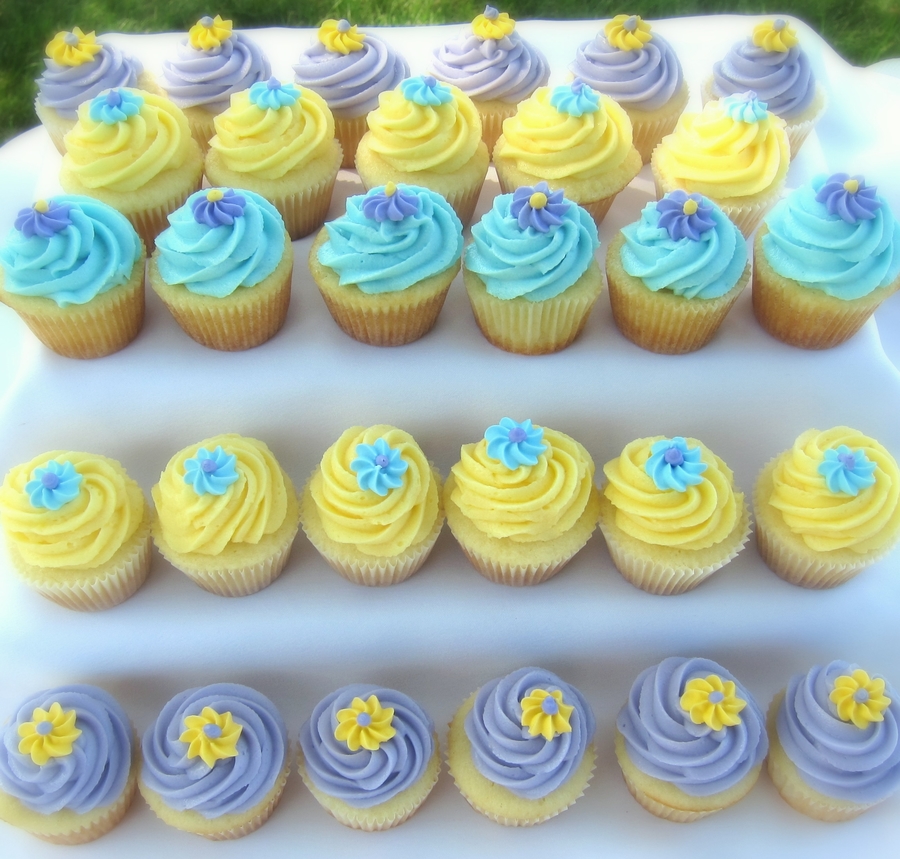 Baby Shower Mini Cupcakes