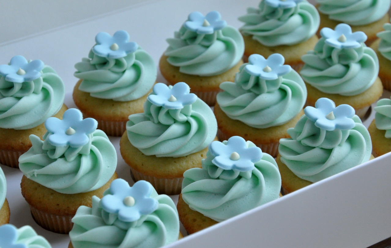 Baby Shower Mini Cupcakes