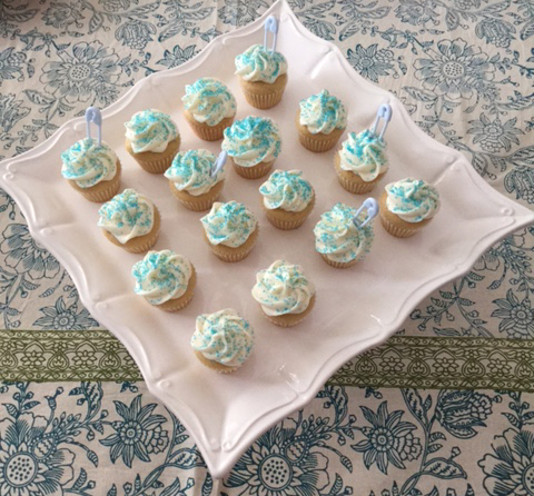 Baby Shower Mini Cupcakes