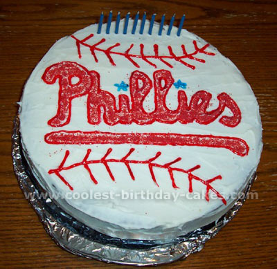 Baseball Birthday Cake